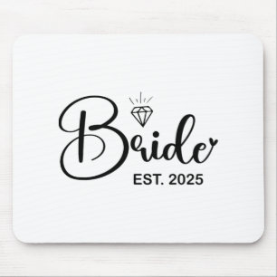 Mousepad Noiva Est. 2025 Casamento Casado - Bache do Partid