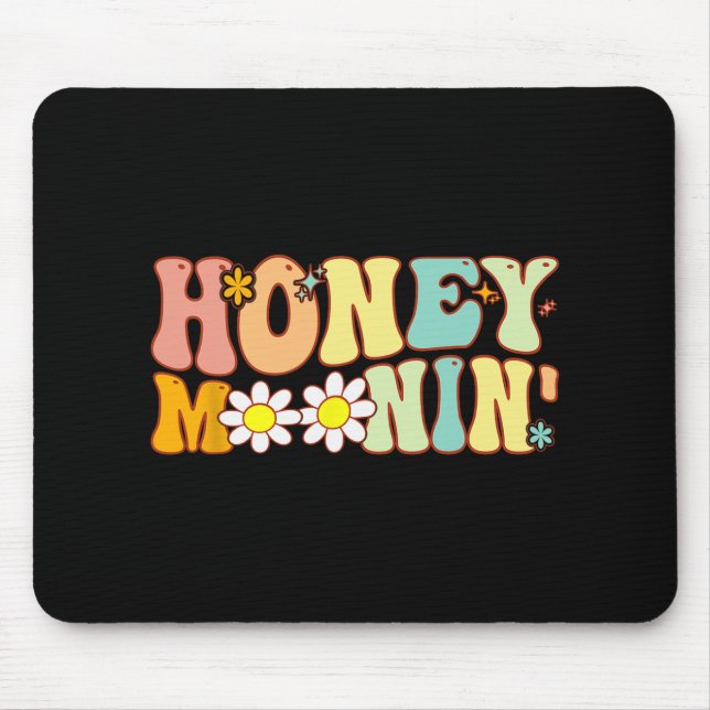 Mousepad Noiva Groovy Honeymoonin Chá de Noiva Para Lua de  (Frente)