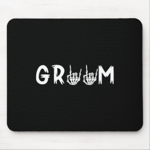 Mousepad Noiva Noiva de Casamento de Halloween Esqueleto At