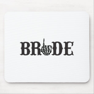 Mousepad Noiva Noivo Casal de Halloween Esqueleto Bri Match
