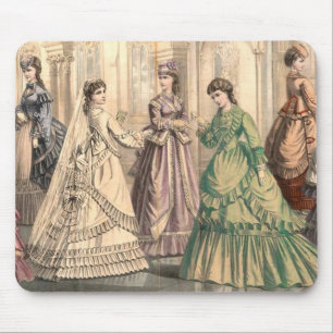 Mousepad Noiva Vitoriana e Atendedores