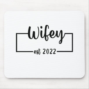 Mousepad Noiva Wifey Est 2022 Para Ser Festa de solteira