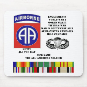 Mousepad Noivados da 82nd divisão aerotransportada