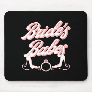 Mousepad Noivas da noiva vintage retrô masculino despedida