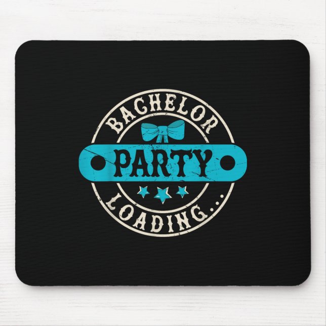 Mousepad Noivo Engraçado Festa de Despedida de Solteiro Cas (Frente)
