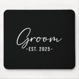Mousepad Noivo Est. 2025 Casamento Correspondente Preparaçã