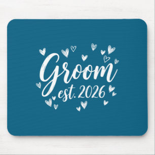 Mousepad Noivo est 2026 casamento noivo recém-casado noiva