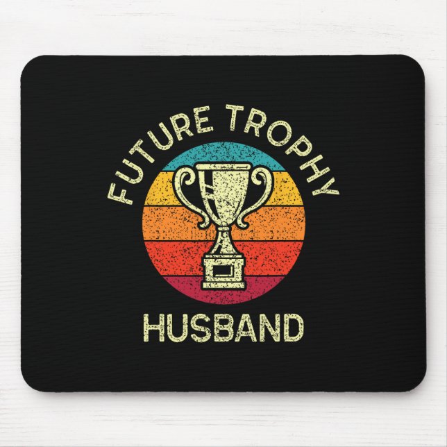 Mousepad Noivo Futuro Marido Festa de Solteiro Divertida Ro (Frente)