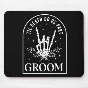 Mousepad Noivo Noiva Esqueleto Rocha Mão Casais Casamento M