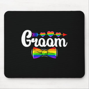 Mousepad Noivo Orgulho Lgbt Casamento Gay Solteirão Comprom