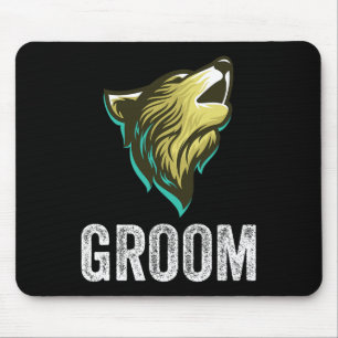 Mousepad Noivos Lobo Solteirão Casamento Equipe de Noivos F