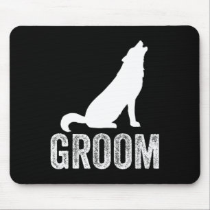 Mousepad Noivos Lobo Solteirão Casamento Equipe de Noivos F