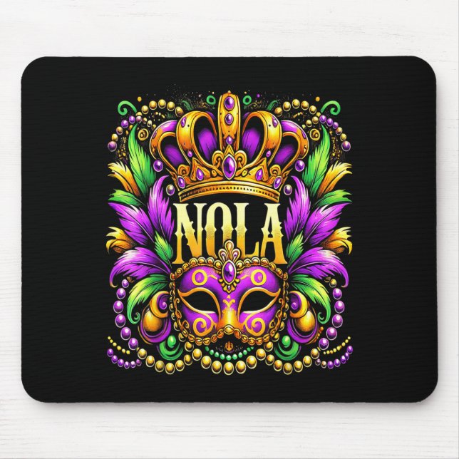 Mousepad Nola New Orleans Mardi Gras 2025  (Frente)