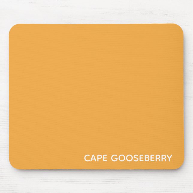 Mousepad Nome amarelo de Cape Gooseberry (Frente)