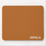 Mousepad Nome da cor castanho do Impala<br><div class="desc">Nome da cor castanho do Impala</div>