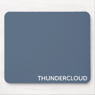 Mousepad Nome da Cor da cinza Azul da Thundercloud