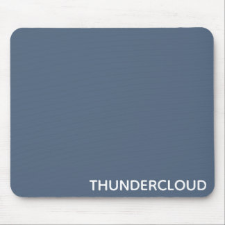 Mousepad Nome da Cor da cinza Azul da Thundercloud