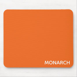Mousepad Nome da cor laranja da borboleta monarca