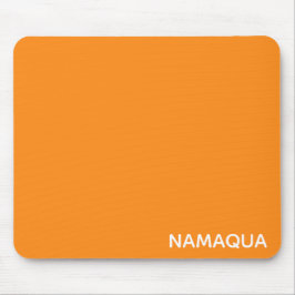 Mousepad Nome da cor laranja Namaqua