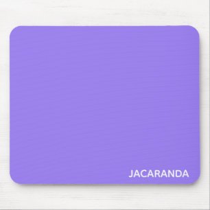 Mousepad Nome da cor roxa de Jacaranda