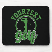 NOME DE ADD DE Golf Personalizado Retro Pro Golfer