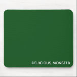 Mousepad Nome de cor verde do Monster delicioso<br><div class="desc">Nome de cor verde do Monster delicioso</div>