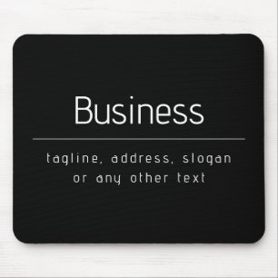 Mousepad Nome de negócios mínimo moderno e outras informaçõ