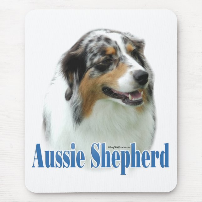 Mousepad Nome do Pastor Australiano (Frente)