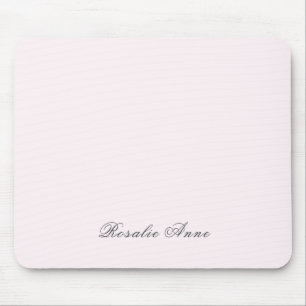 Mousepad Nome do Script da Cinza Rosa