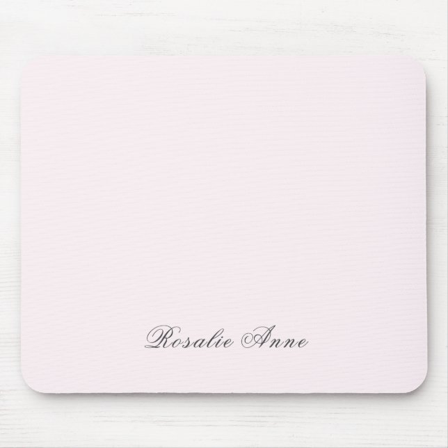 Mousepad Nome do Script da Cinza Rosa (Frente)