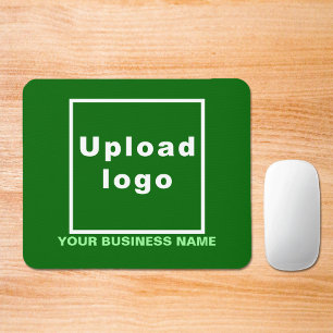 Mousepad Nome e logotipo da empresa no teclado do mouse ver