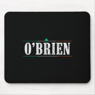 Mousepad Nome Irlandês O'brien - Dia de São Patrício Famíli