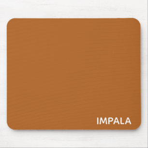 Mousepad Nome marrom da cor do Impala