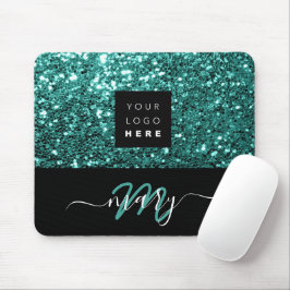 Mousepad Nome Monograma Mínimo de Largura