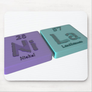 Mousepad Nome-Nila-Ni-La-Níquel-Lantânio