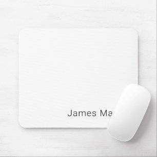 Mousepad Nome ou outro texto simples, minimalista e editáve