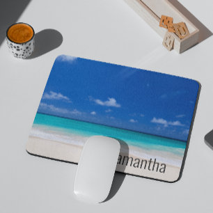 Mousepad Nome personalizado: Beach Waves Ocean Surf Mouse P