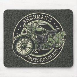 Mousepad NOME Personalizado Biker de Motocicletas Militar R