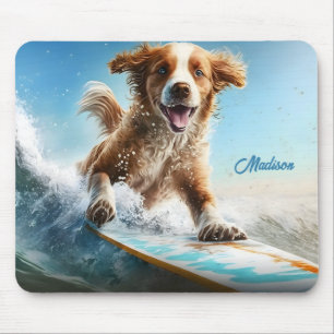 Mousepad Nome Personalizado Cão de Navegação