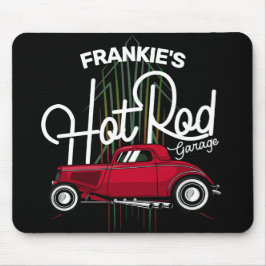 Mousepad Nome PERSONALIZADO da Garagem de Estrada Quente