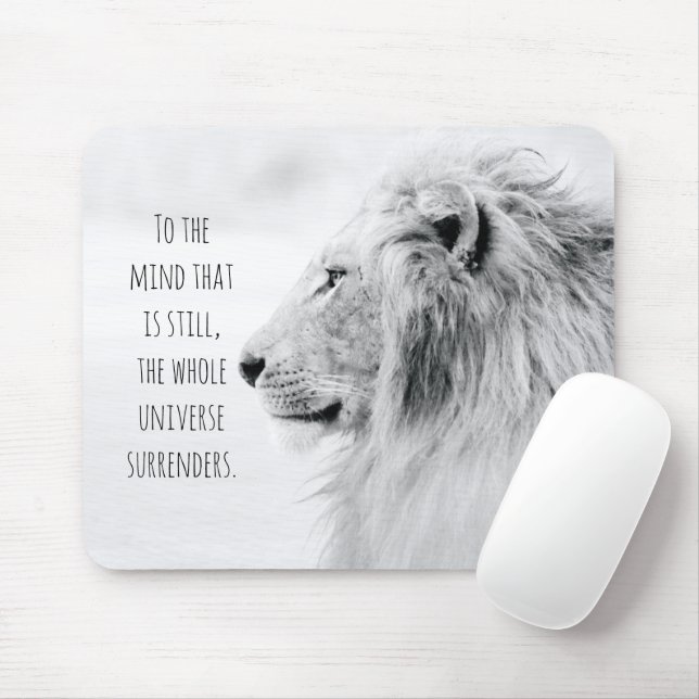 Mousepad Nome Personalizado da Melhor Cota do Leão Sem Cará (Com mouse)