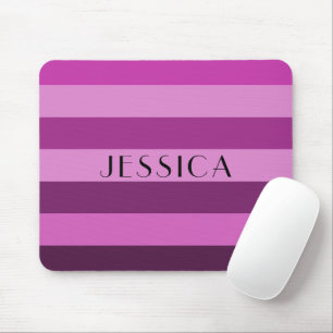 Mousepad Nome Personalizado De Padrões Digitados Rosa E Rox