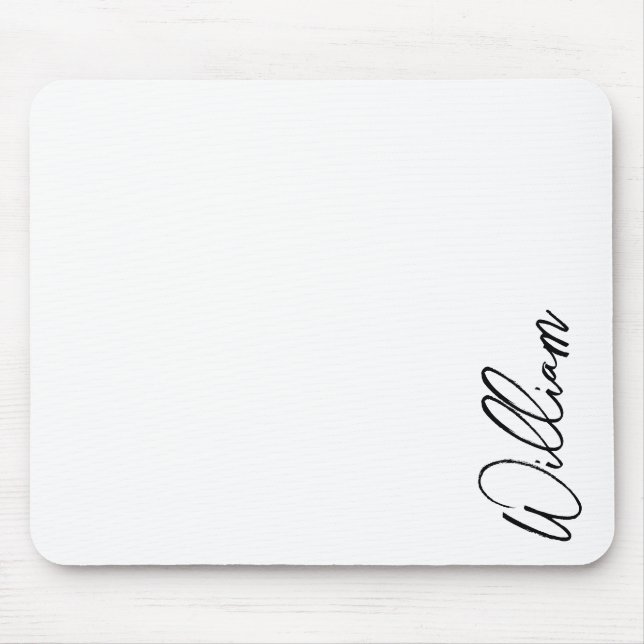 Mousepad Nome Personalizado de Script Moderno (Frente)