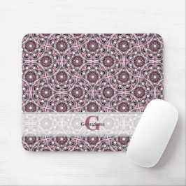 Mousepad Nome personalizado Deco Dusky Rosa Cherry Blossom 