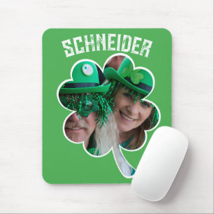 Mousepad Nome Personalizado Dia de São Patrício de fotos do