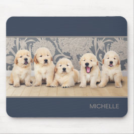 Mousepad Nome Personalizado do Cachorro do Cachorro do Retr
