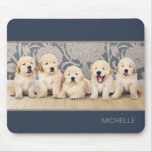Mousepad Nome Personalizado do Cachorro do Cachorro do Retr