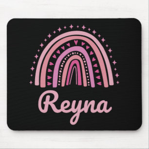 Mousepad Nome Personalizado Engraçado Mulheres Rosa Arco-Ír