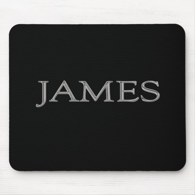 Mousepad Nome Personalizado James (Frente)