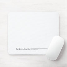 Nome personalizado minimalista negro